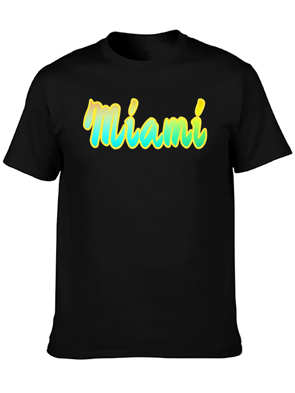 Miami Graphic T-Shirt - Black