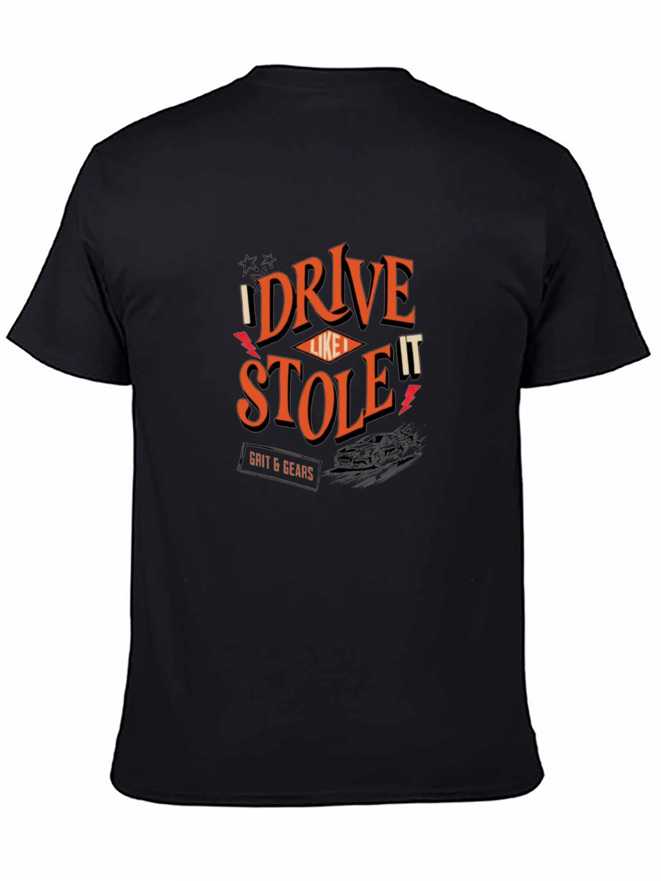 I Drive It Like I Stole It Mens Black T-Shirt