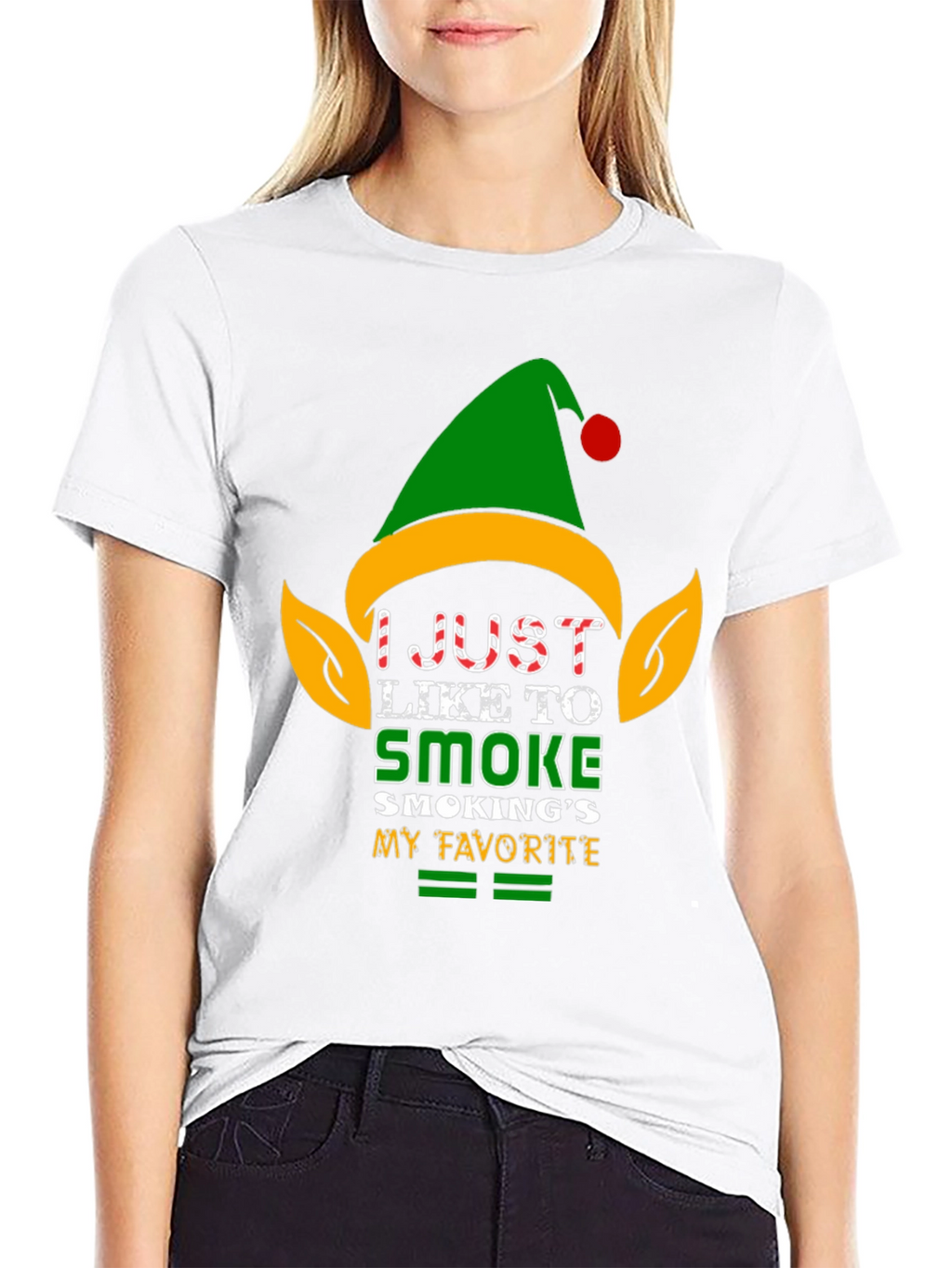 Smoke Elf Christmas T-Shirt