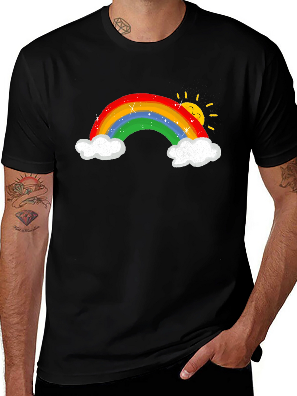 Rainbow Graphic T-Shirt - Unisex Cotton Tee