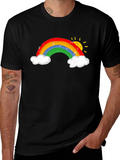Rainbow Graphic T-Shirt - Unisex Cotton Tee