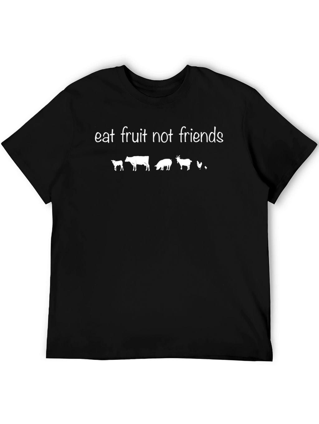Eat Fruit Not Friends Vegan T-Shirt