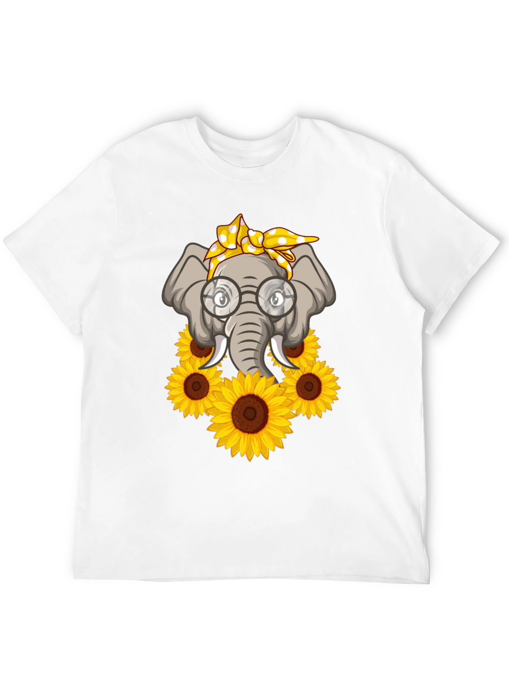 Elephant Sunflower T-Shirt