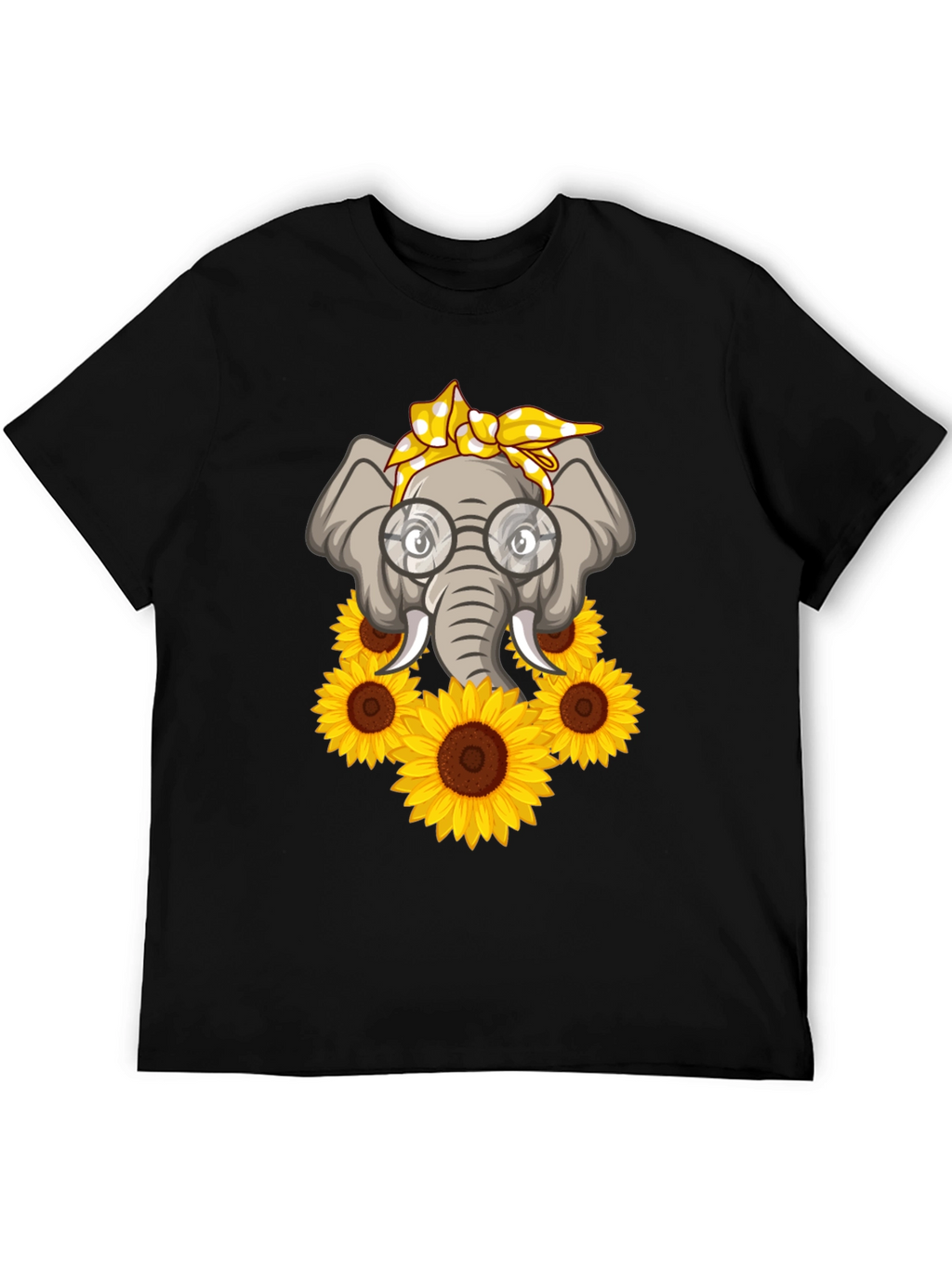 Elephant Sunflower T-Shirt