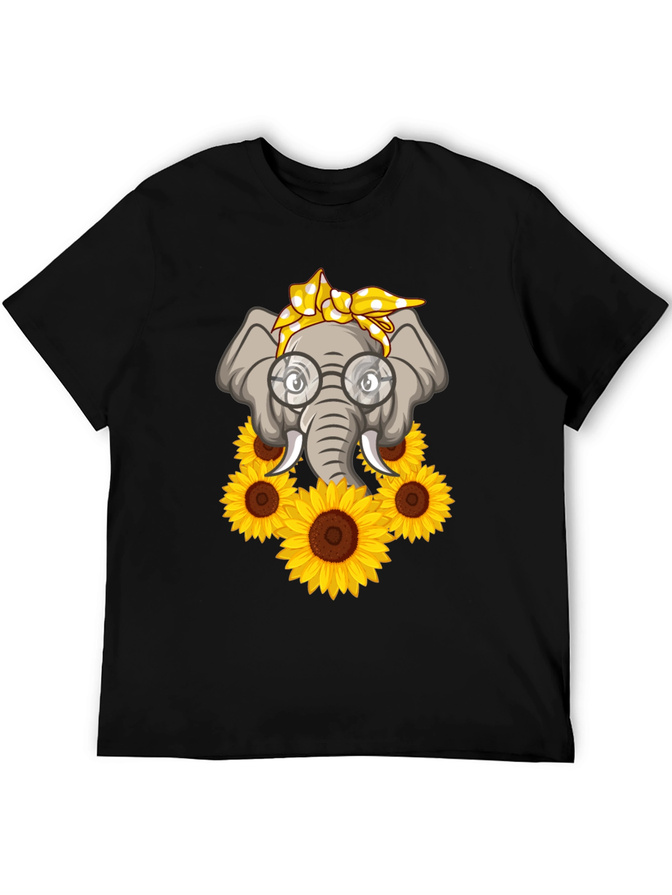 Elephant Sunflower T-Shirt