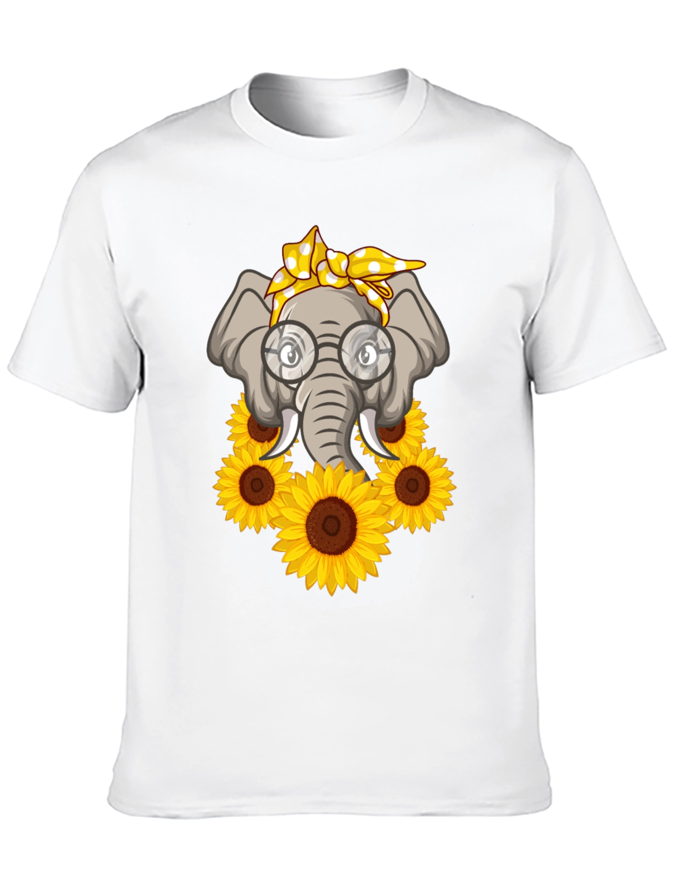 Elephant Sunflower T-Shirt