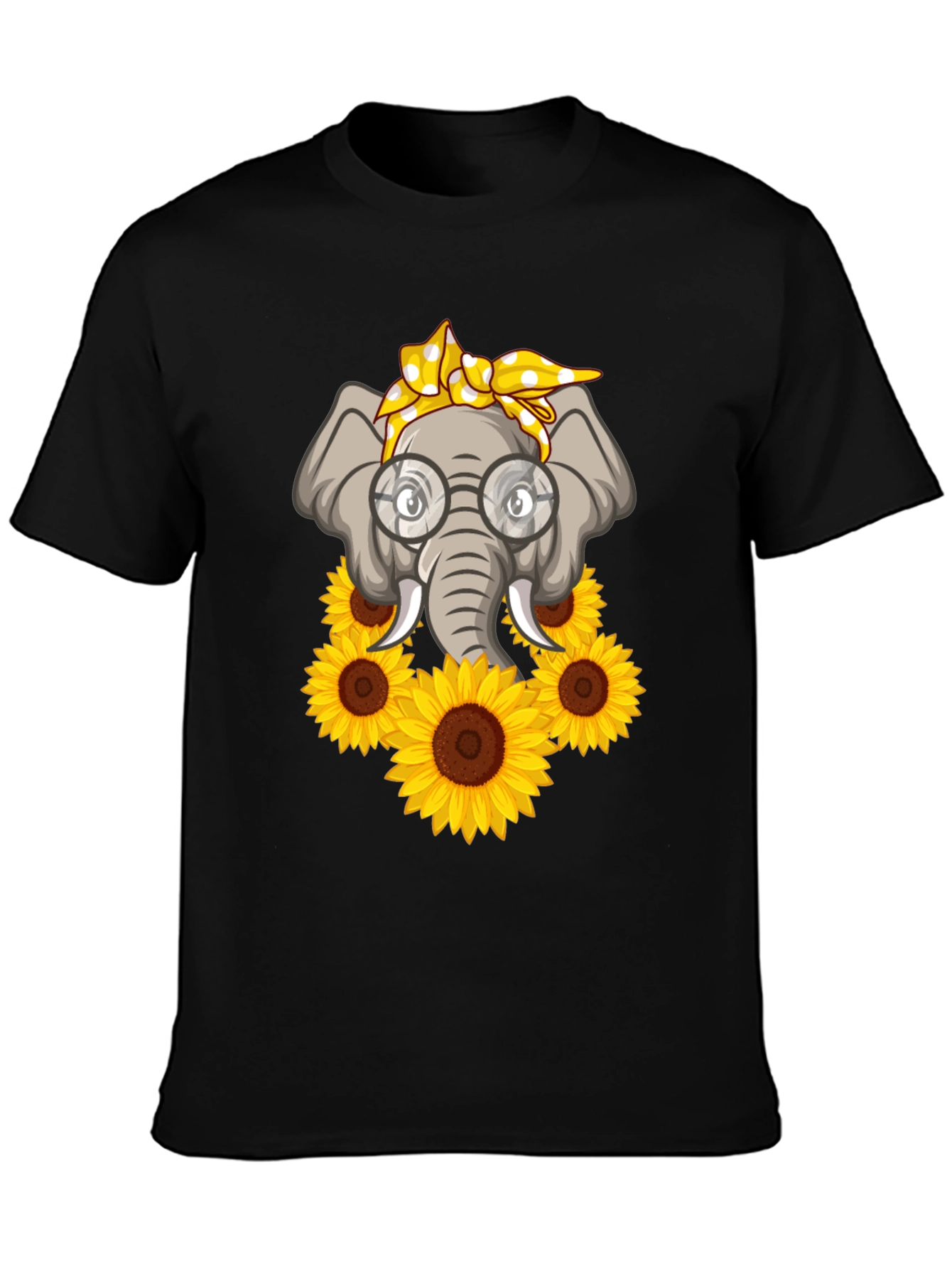 Elephant Sunflower T-Shirt