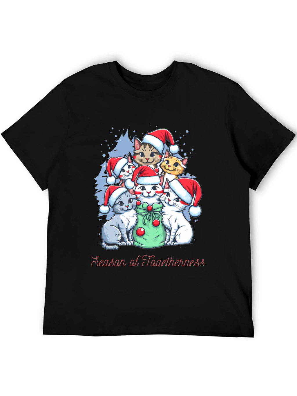 Christmas Cats T-Shirt - Season of Togetherness