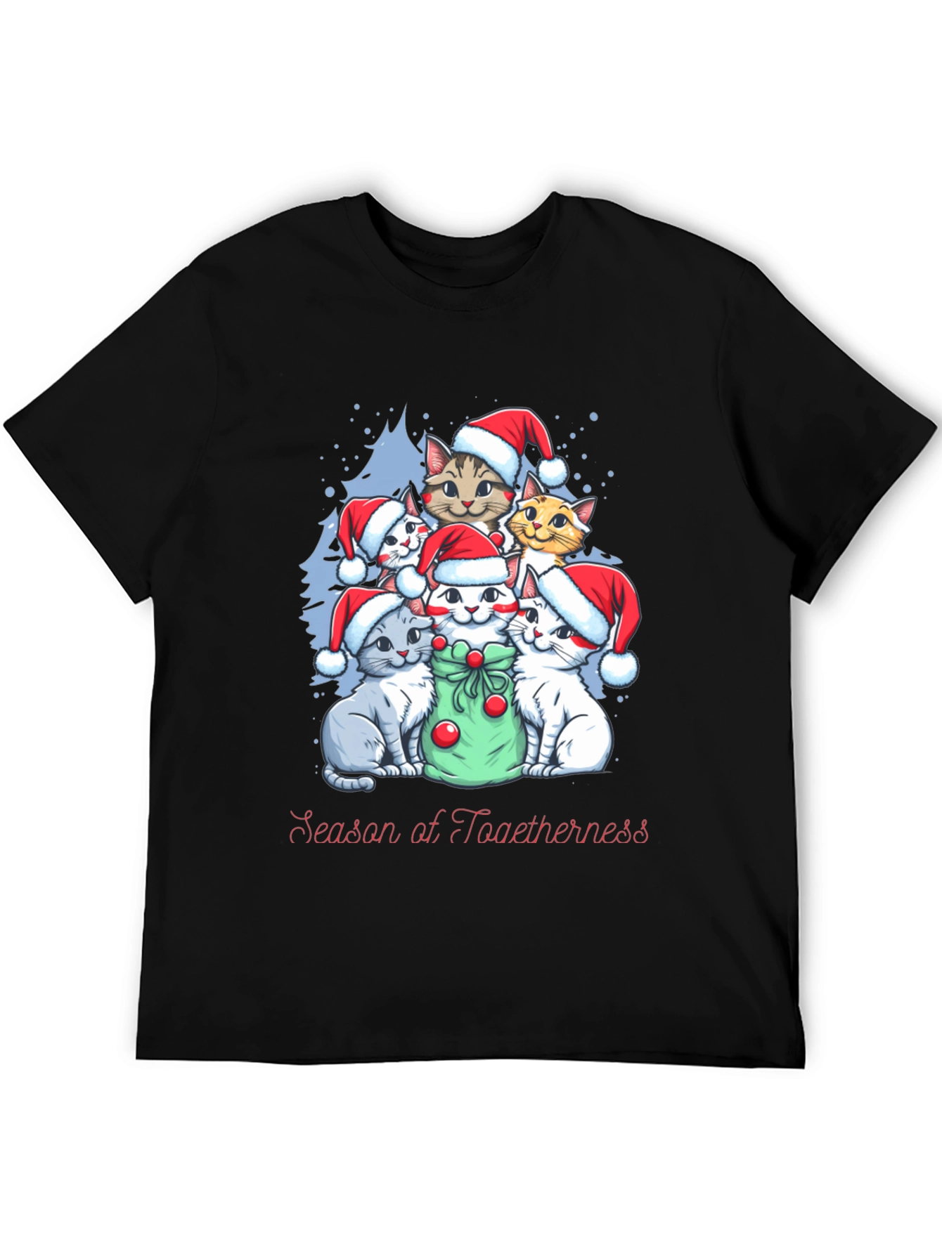 Christmas Cats T-Shirt - Season of Togetherness
