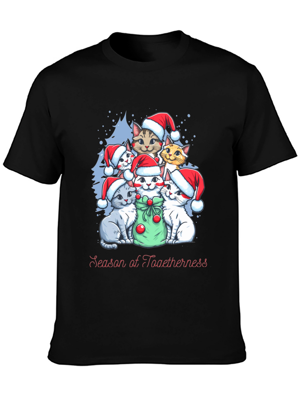 Christmas Cats T-Shirt - Season of Togetherness