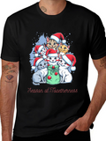 Christmas Cats T-Shirt - Season of Togetherness