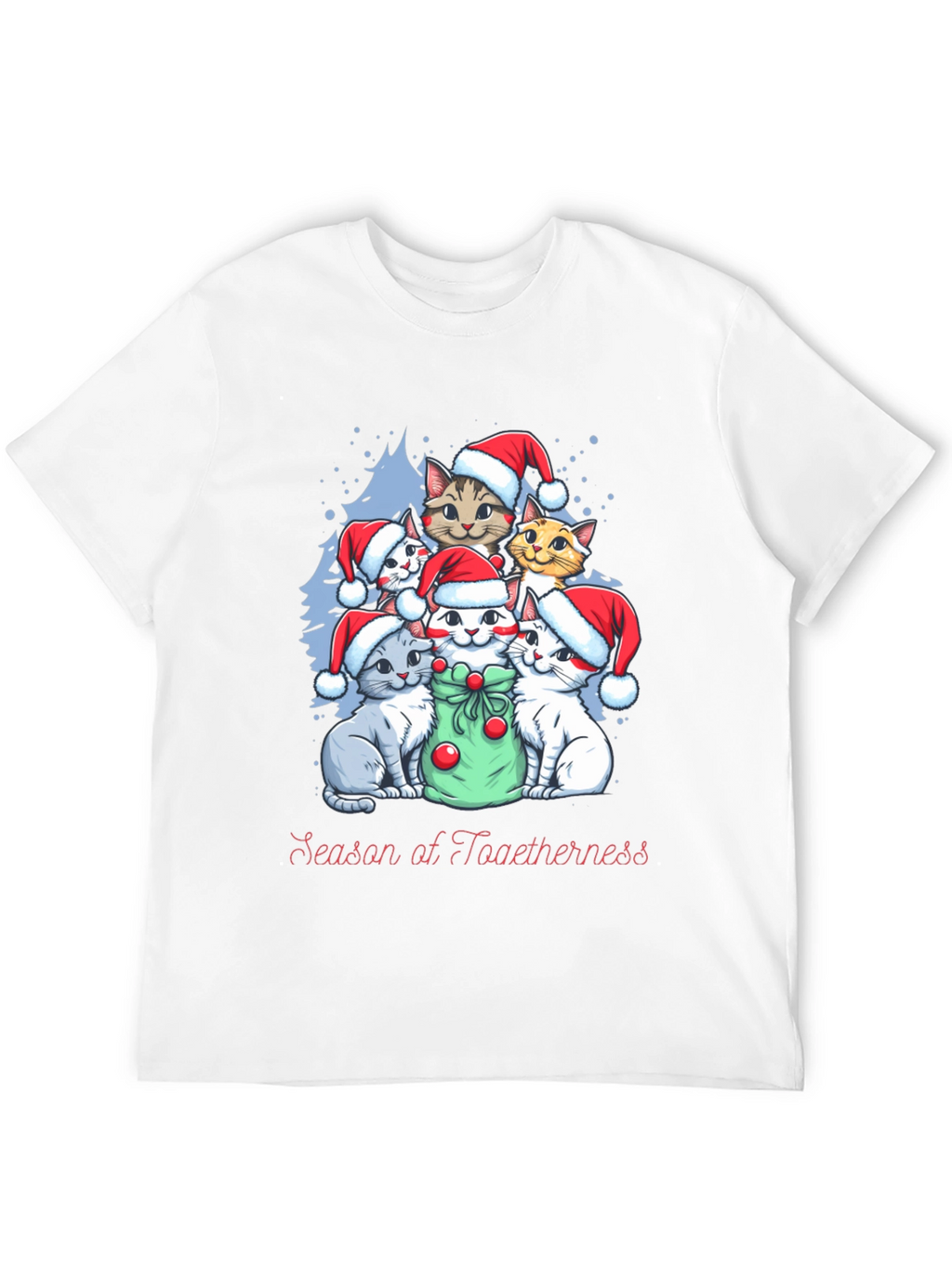 Christmas Cats T-Shirt - Season of Togetherness