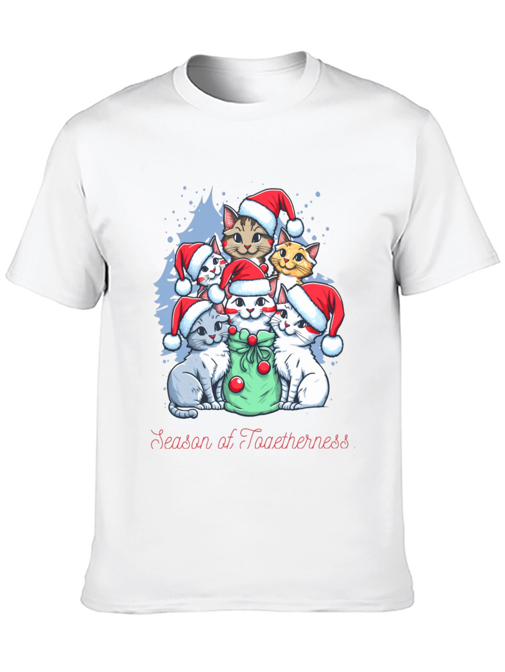 Christmas Cats T-Shirt - Season of Togetherness