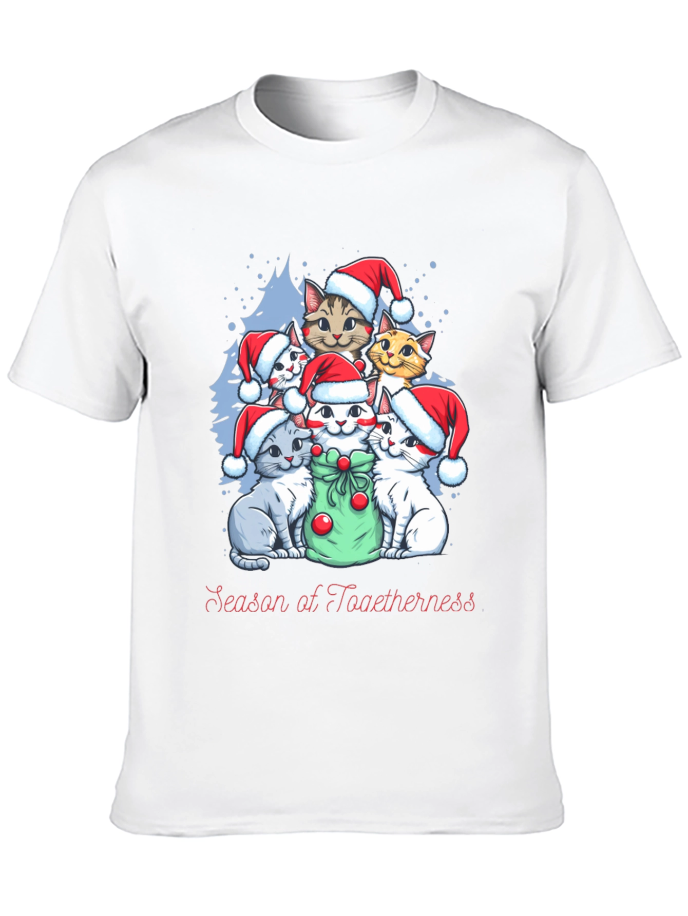 Christmas Cats T-Shirt - Season of Togetherness