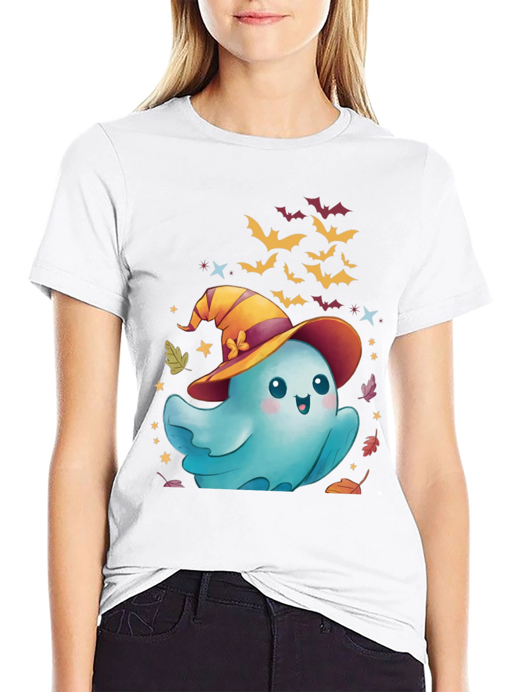 Cute Halloween Ghost T-Shirt
