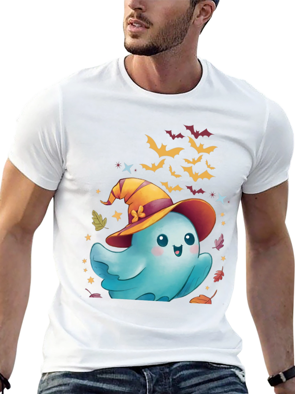 Cute Halloween Ghost T-Shirt