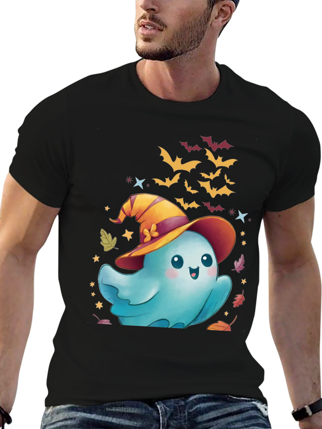 Cute Halloween Ghost T-Shirt