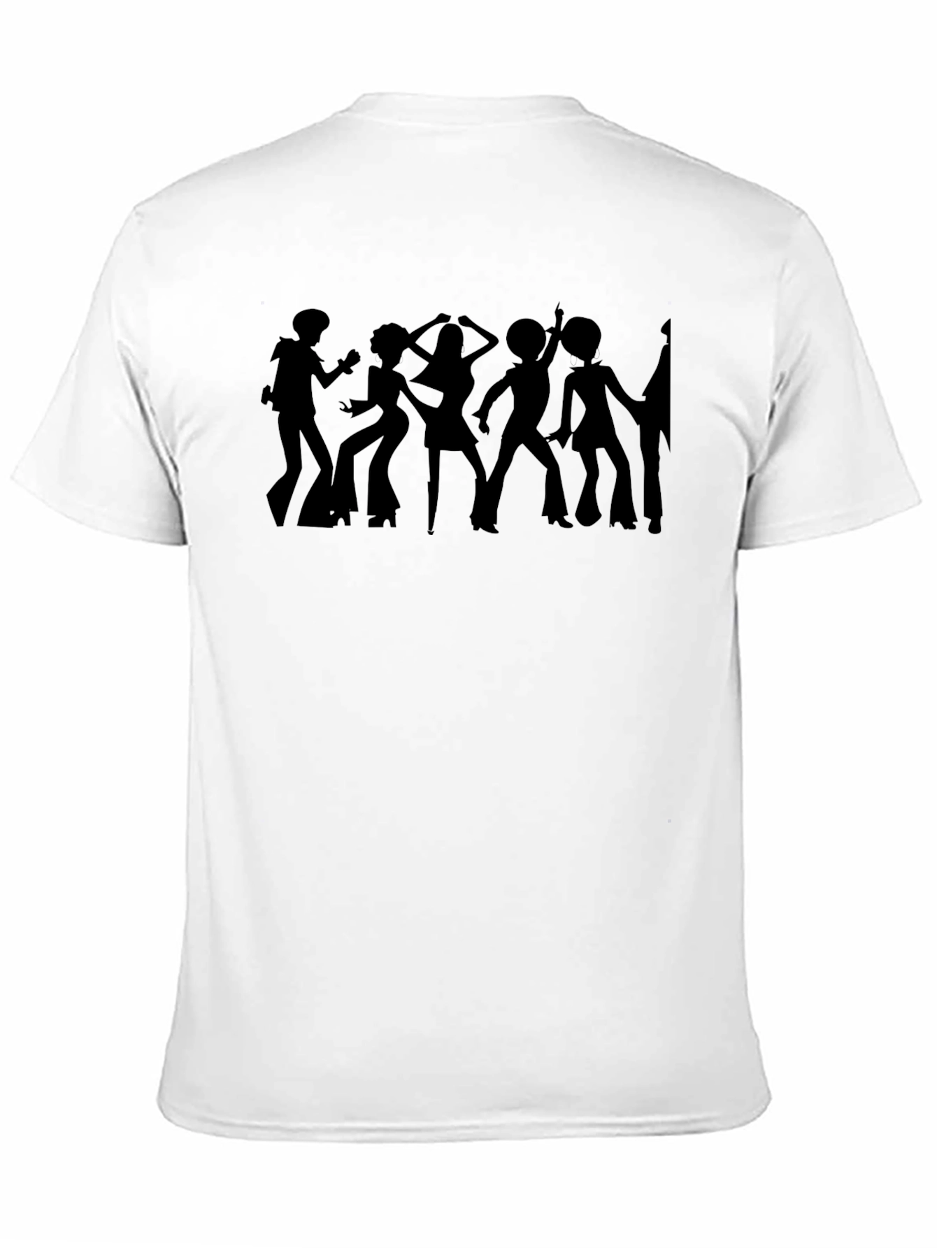 Retro Disco Silhouette Graphic T-Shirt