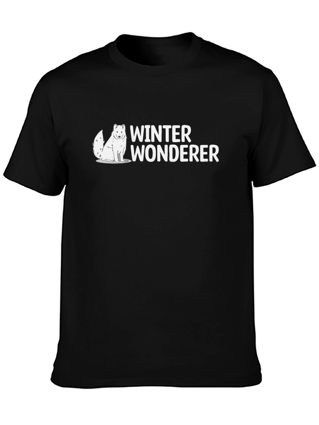 Winter Wonderer Graphic Tee - Arctic Fox T-Shirt
