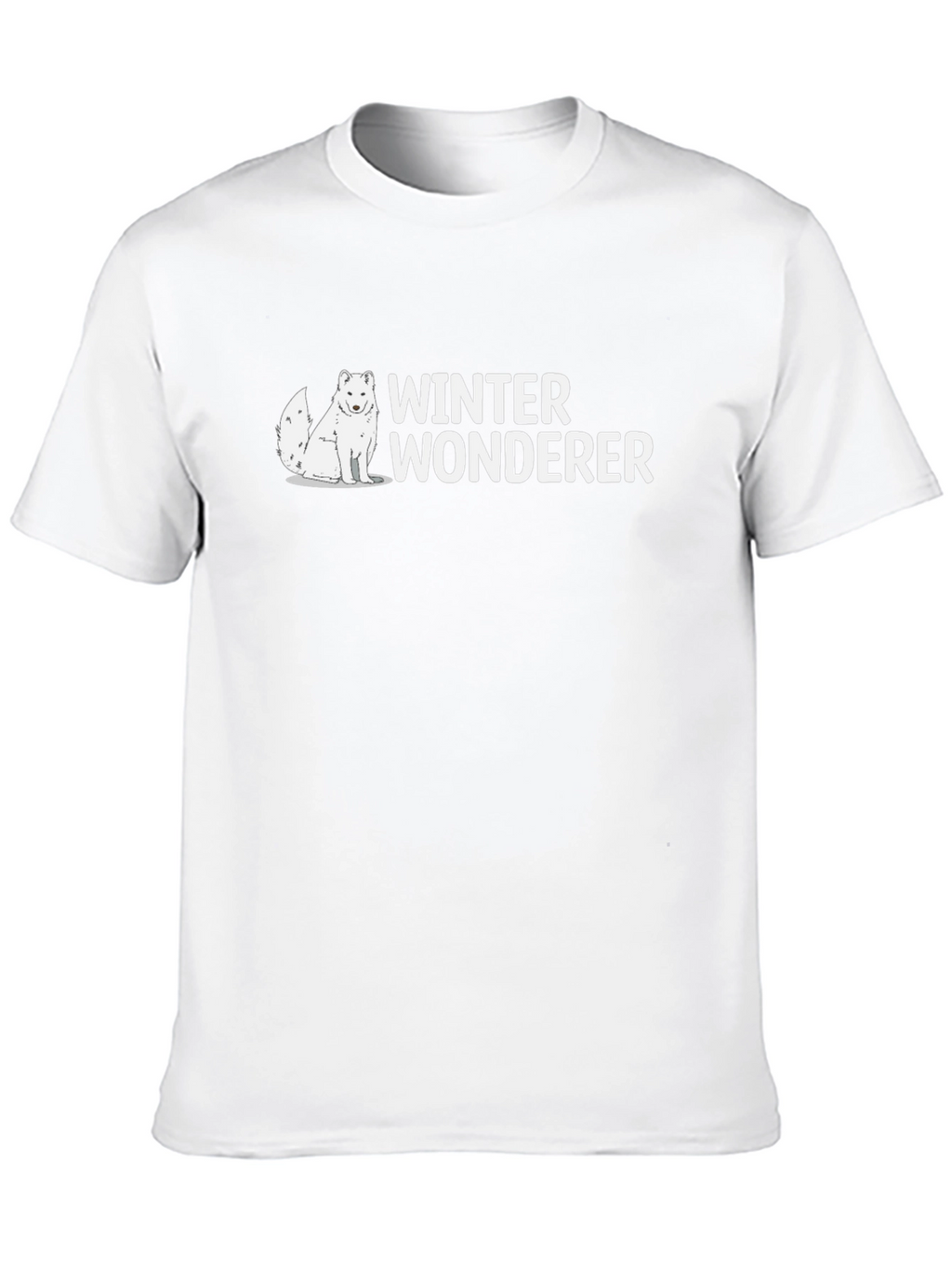 Winter Wonderer Graphic Tee - Arctic Fox T-Shirt