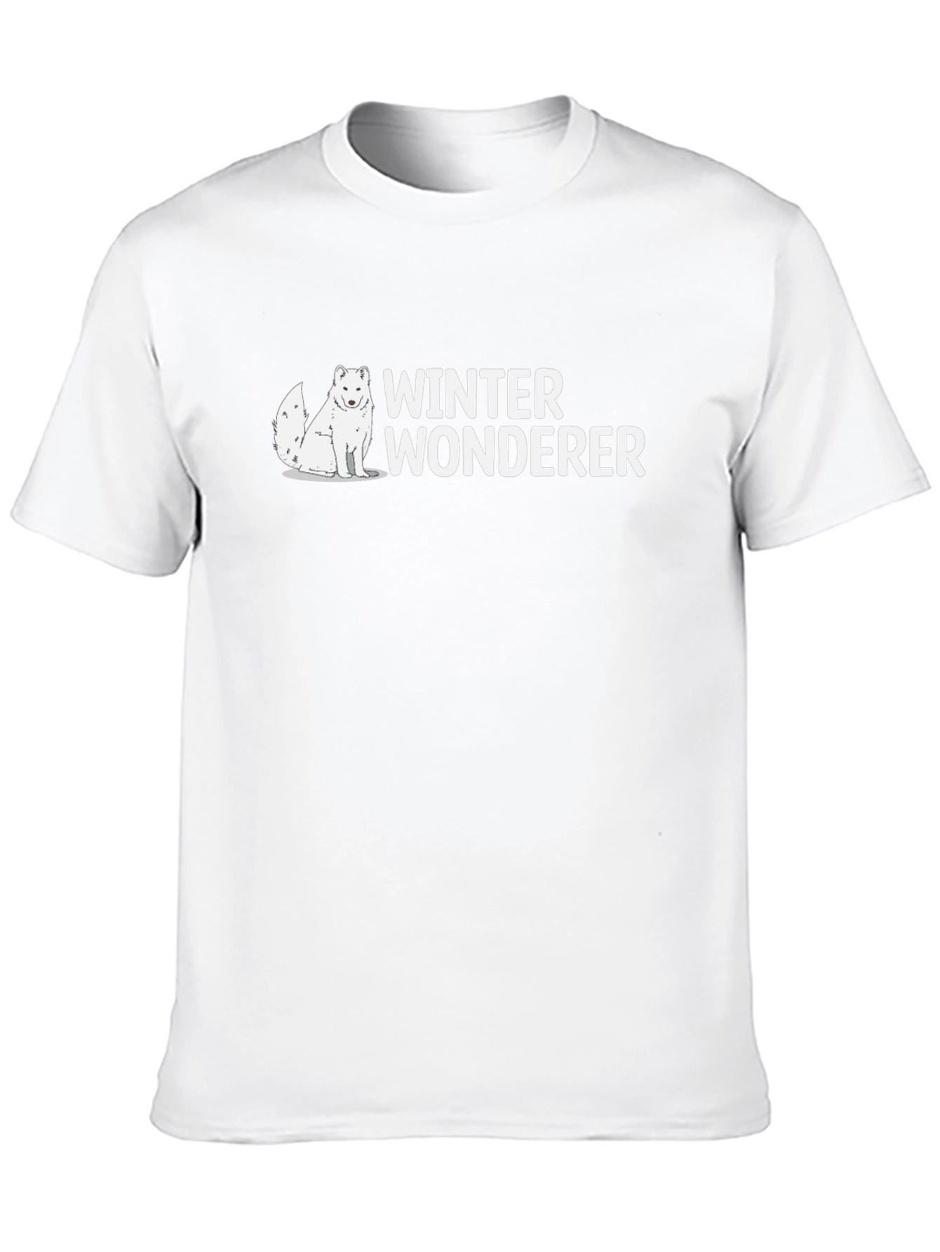 Winter Wonderer Graphic Tee - Arctic Fox T-Shirt