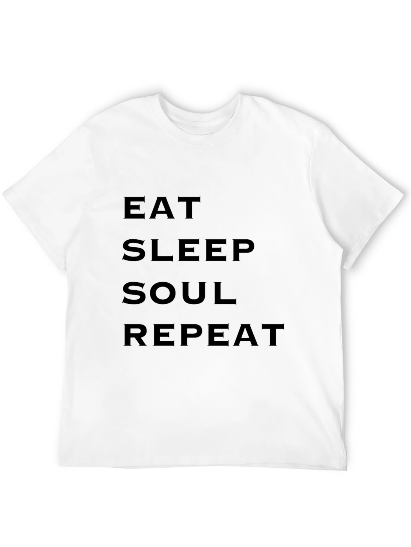 Eat Sleep Soul Repeat Black T-Shirt