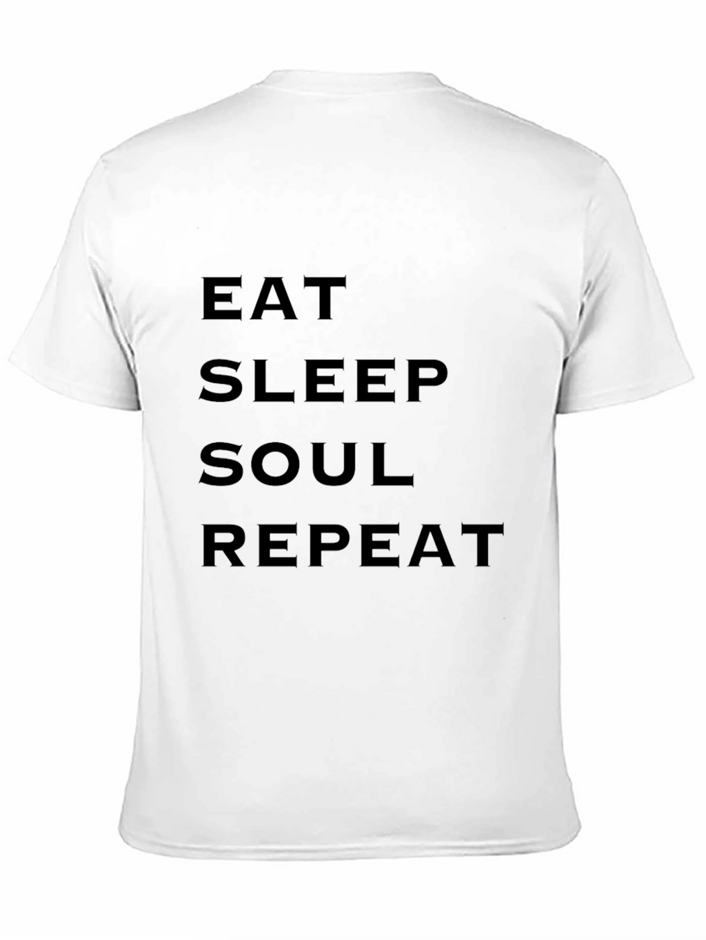 Eat Sleep Soul Repeat Black T-Shirt