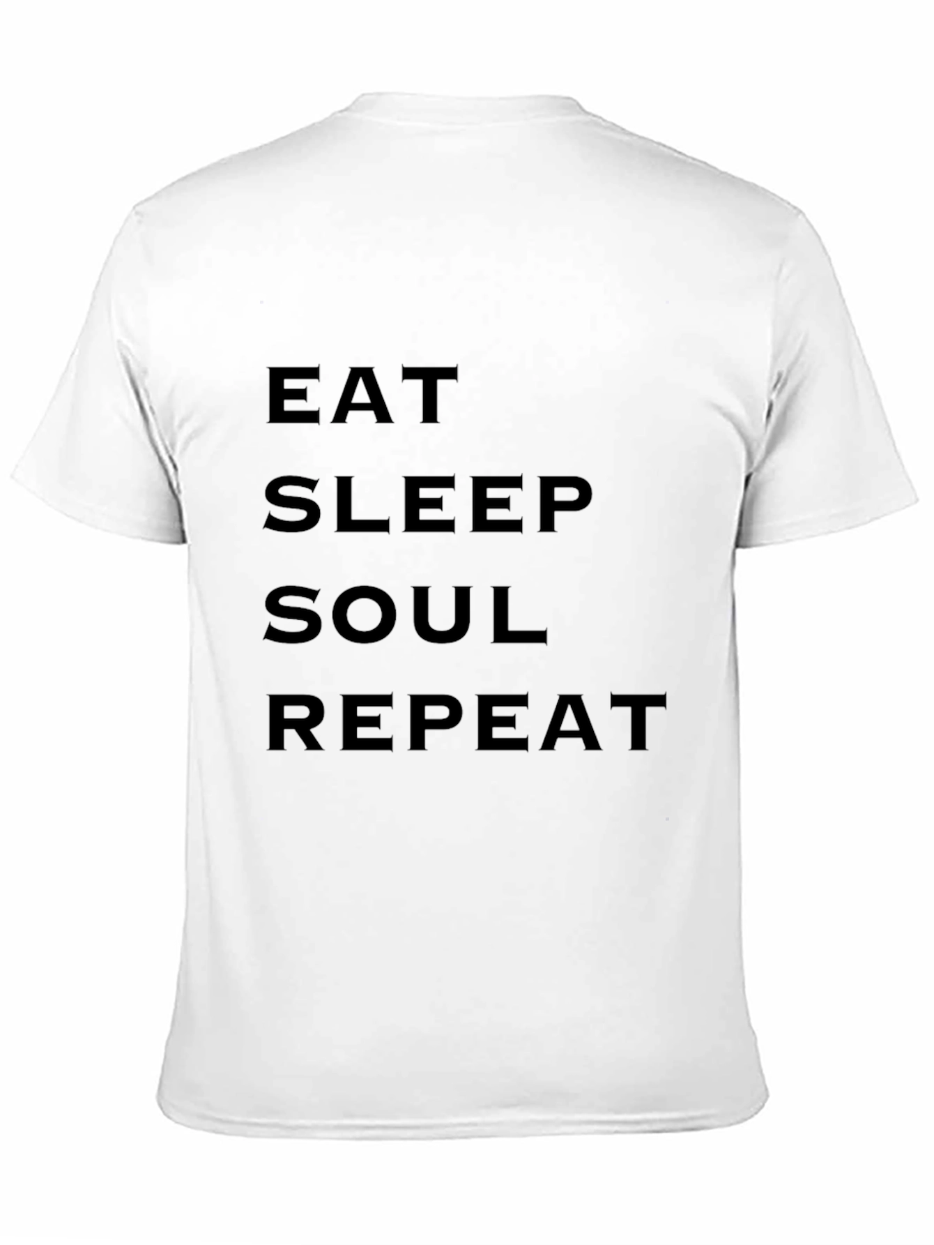 Eat Sleep Soul Repeat Black T-Shirt