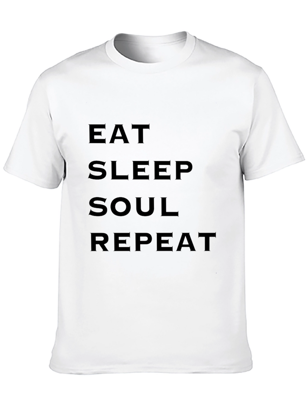 Eat Sleep Soul Repeat Black T-Shirt