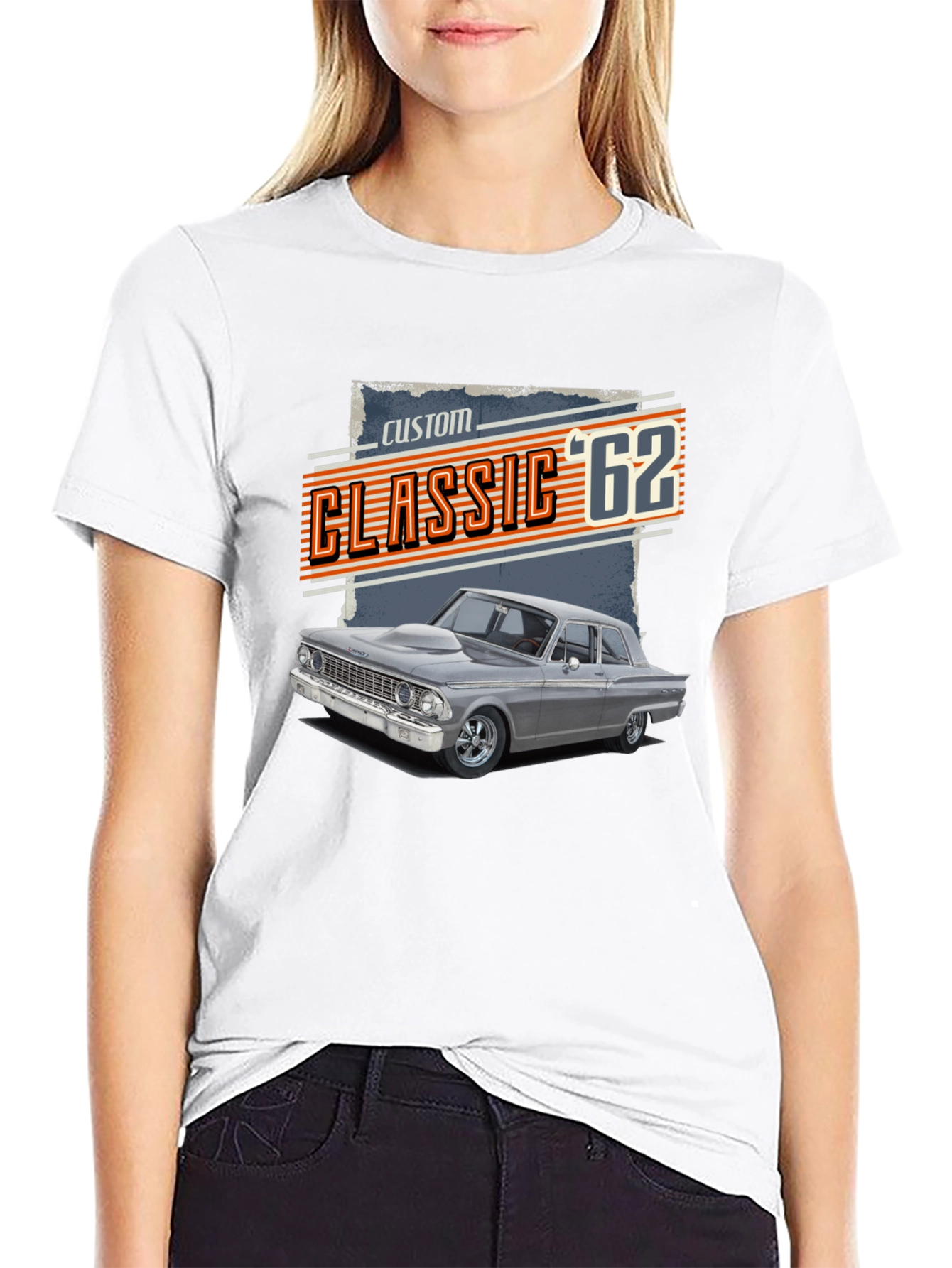 Classic 62 Car T-Shirt - Custom Design