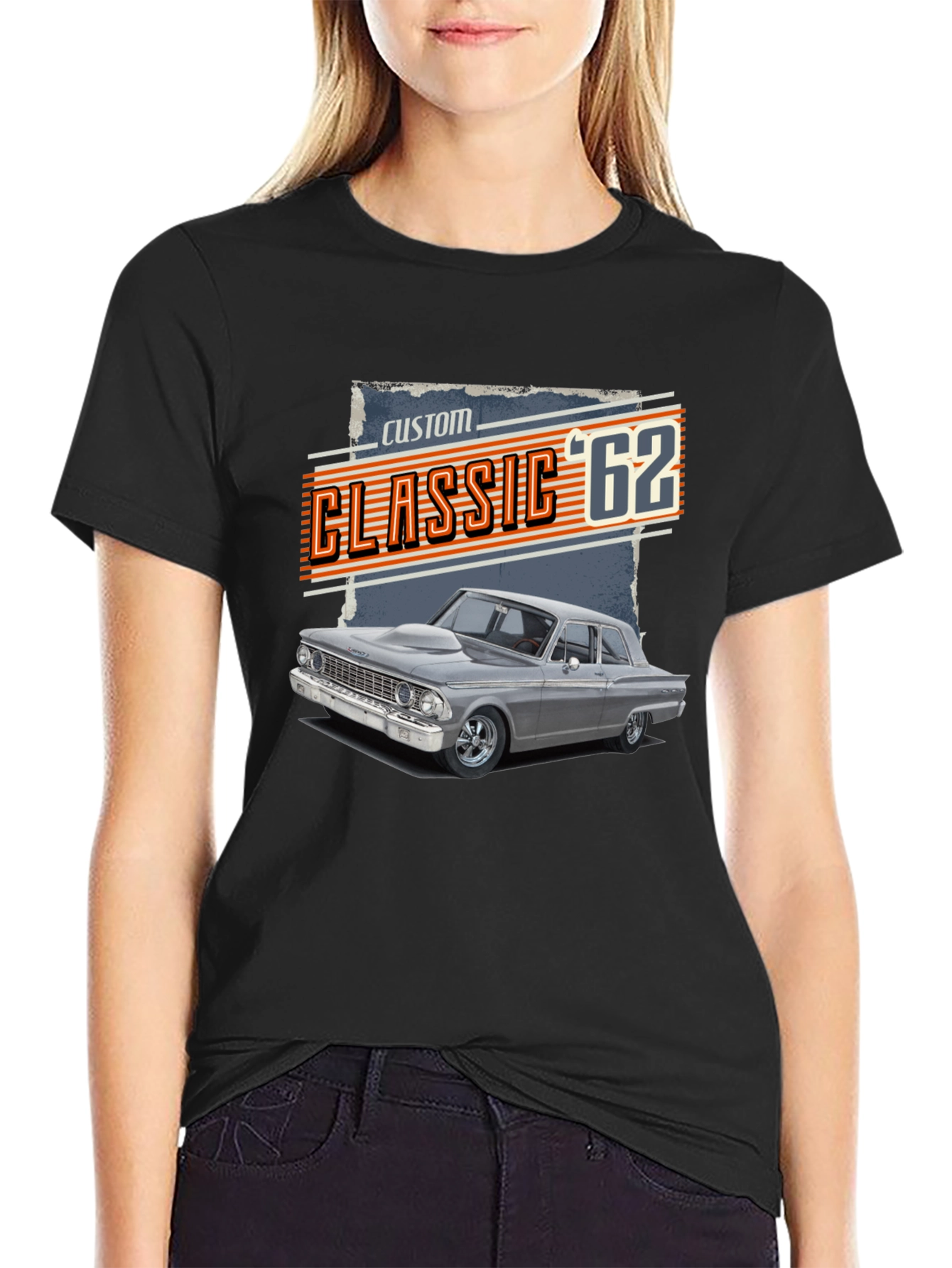 Classic 62 Car T-Shirt - Custom Design