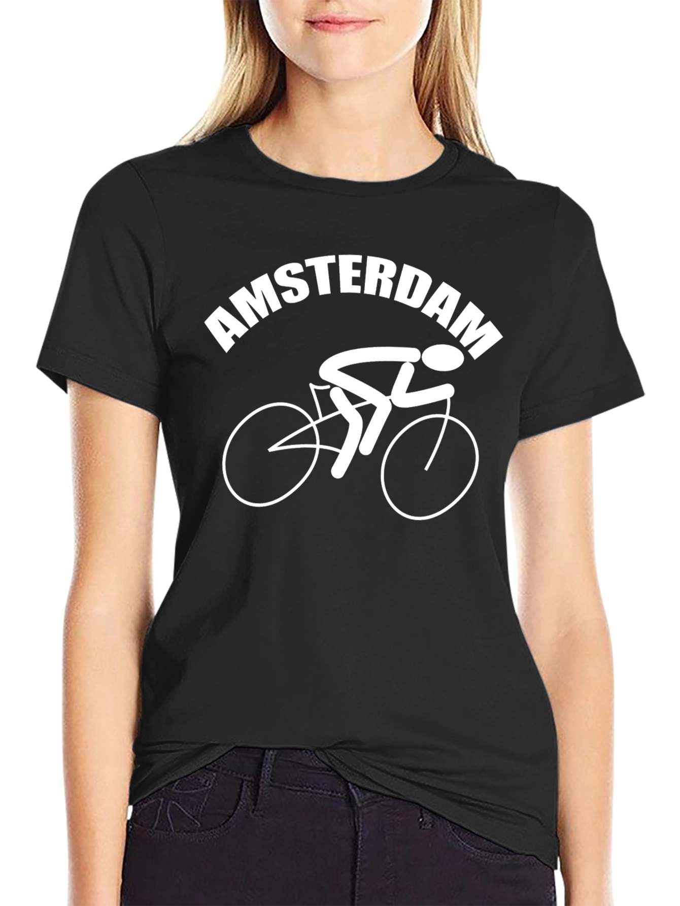 Amsterdam Cyclist Graphic T-Shirt