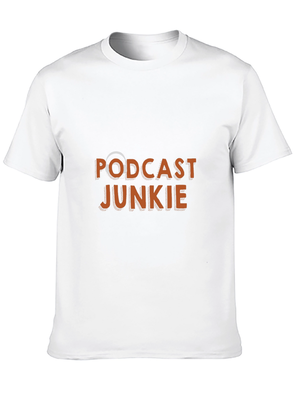 Podcast Junkie Black T-Shirt