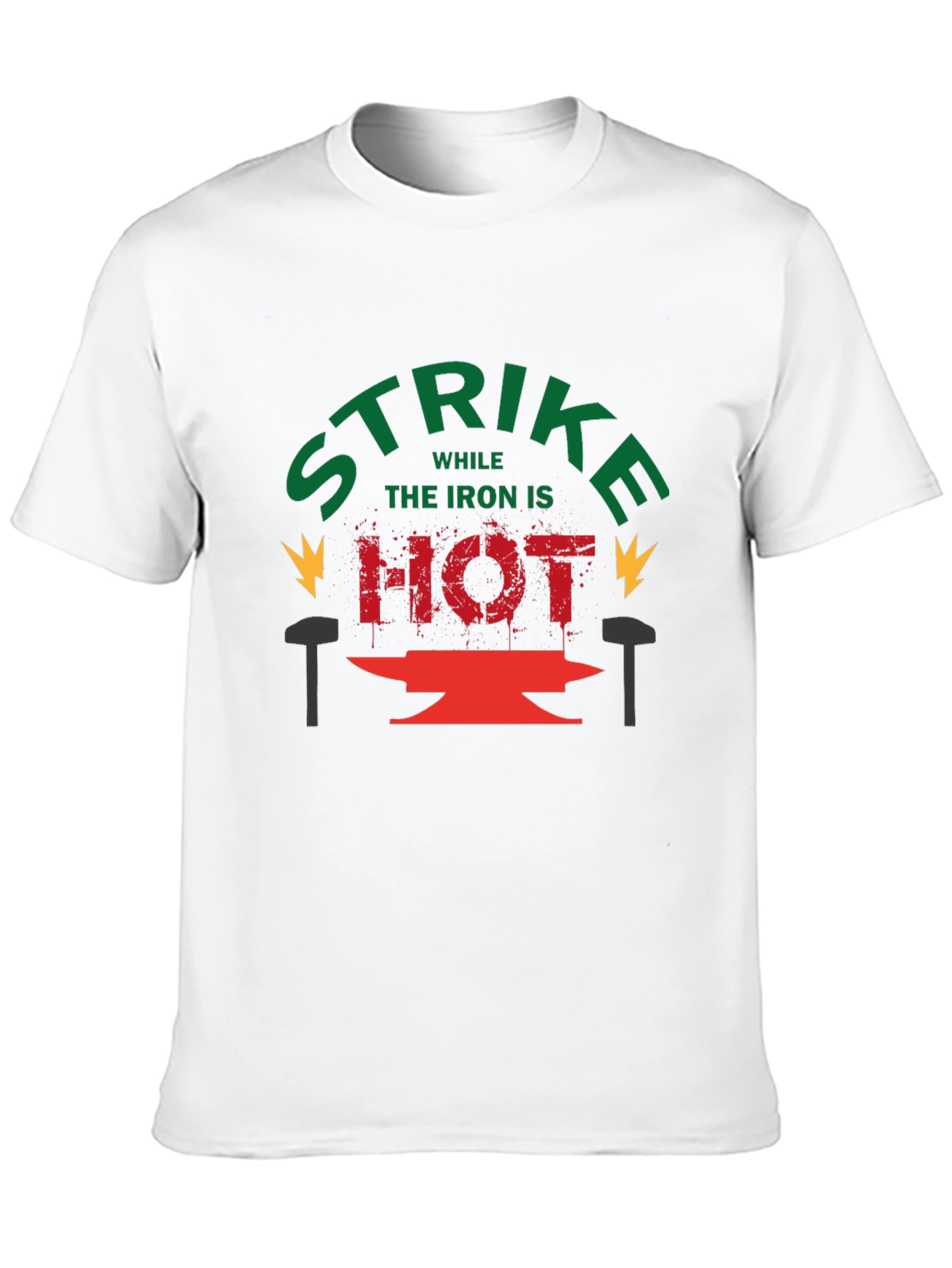 Strike While the Iron is Hot Graphic Tee