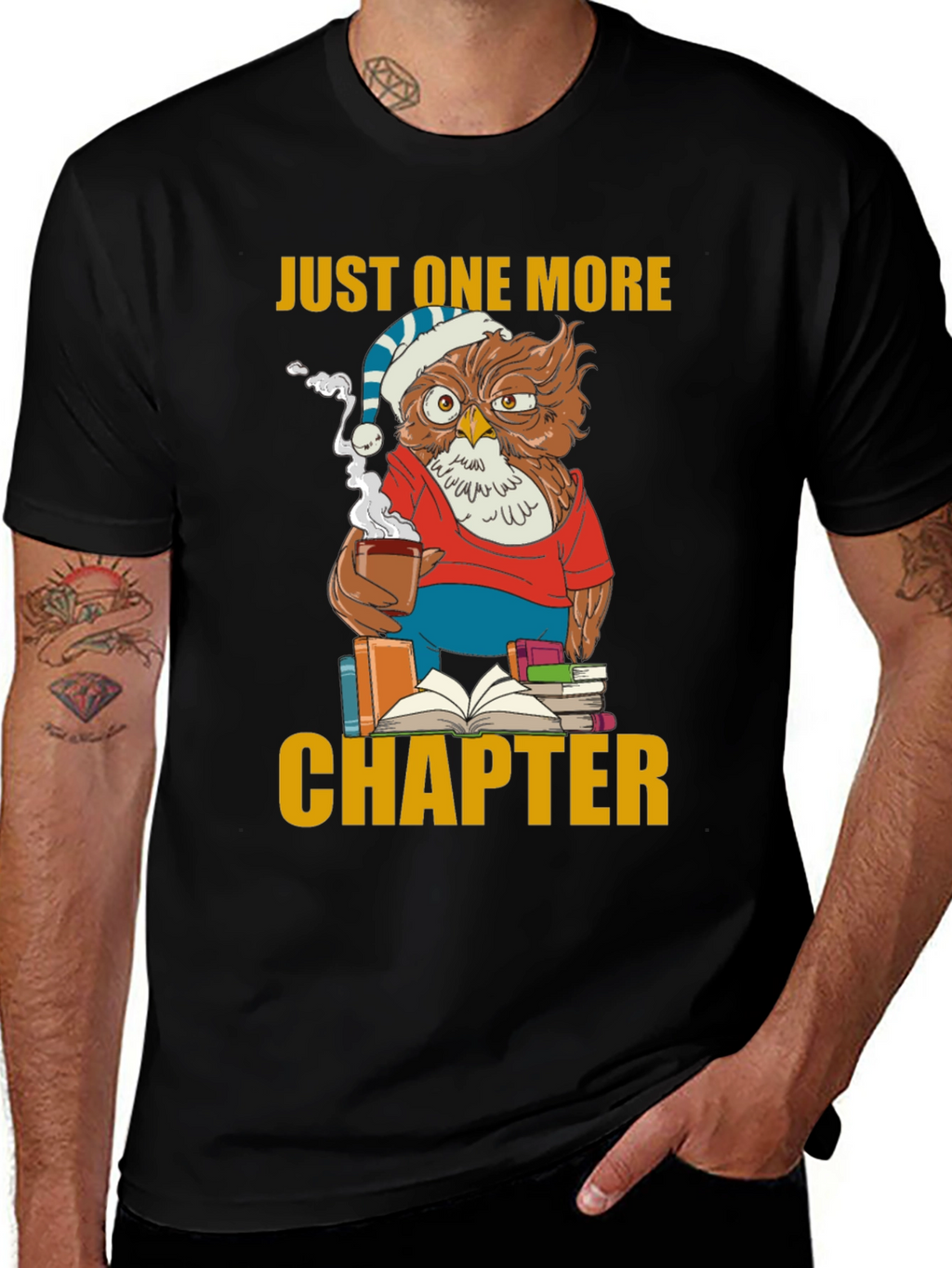 Just One More Chapter Owl T-Shirt