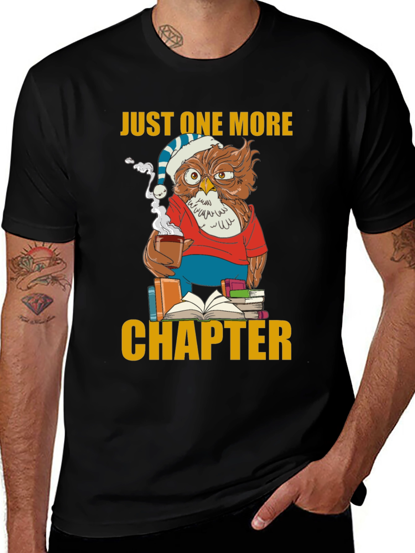 Just One More Chapter Owl T-Shirt