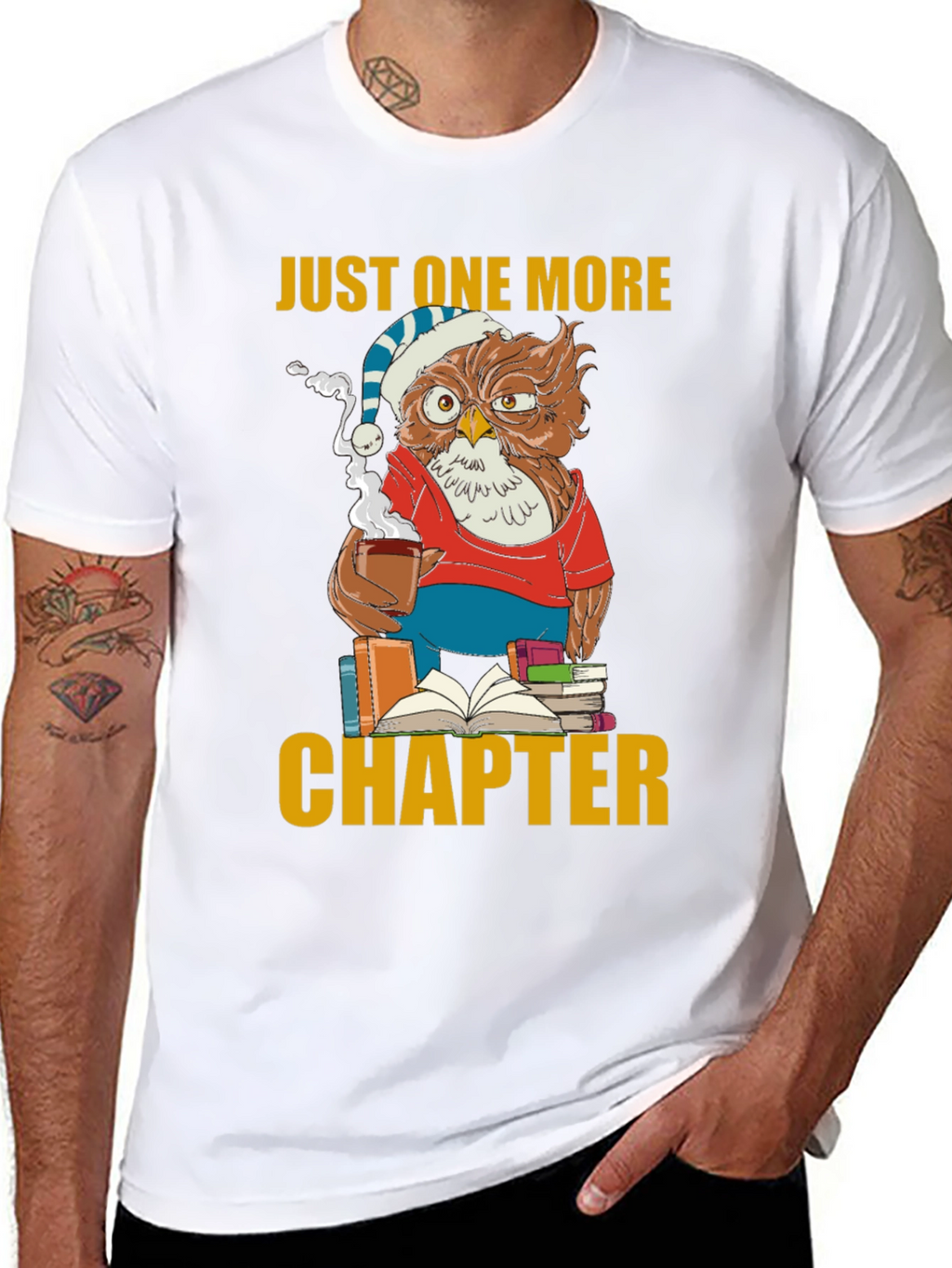 Just One More Chapter Owl T-Shirt