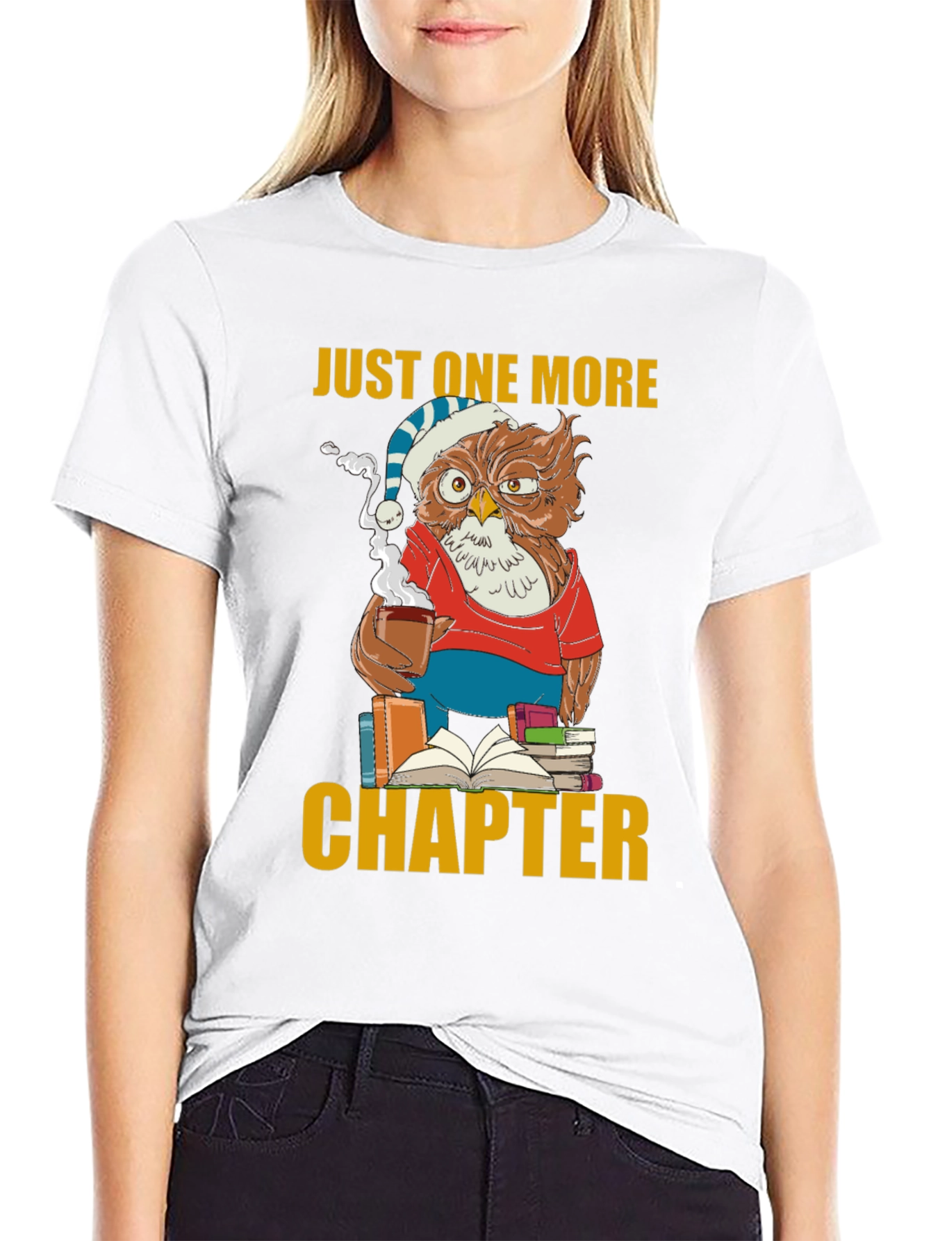 Just One More Chapter Owl T-Shirt