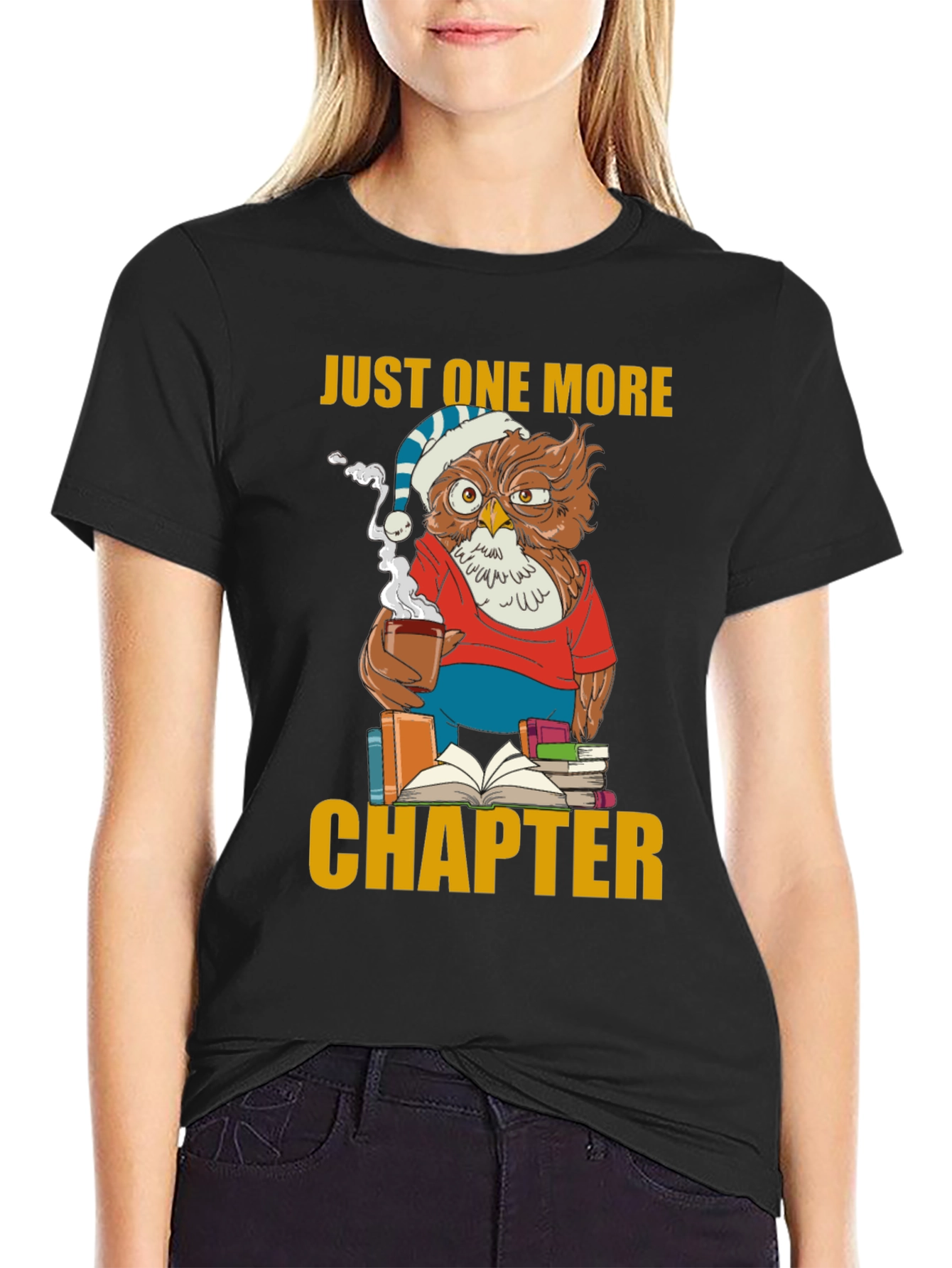 Just One More Chapter Owl T-Shirt