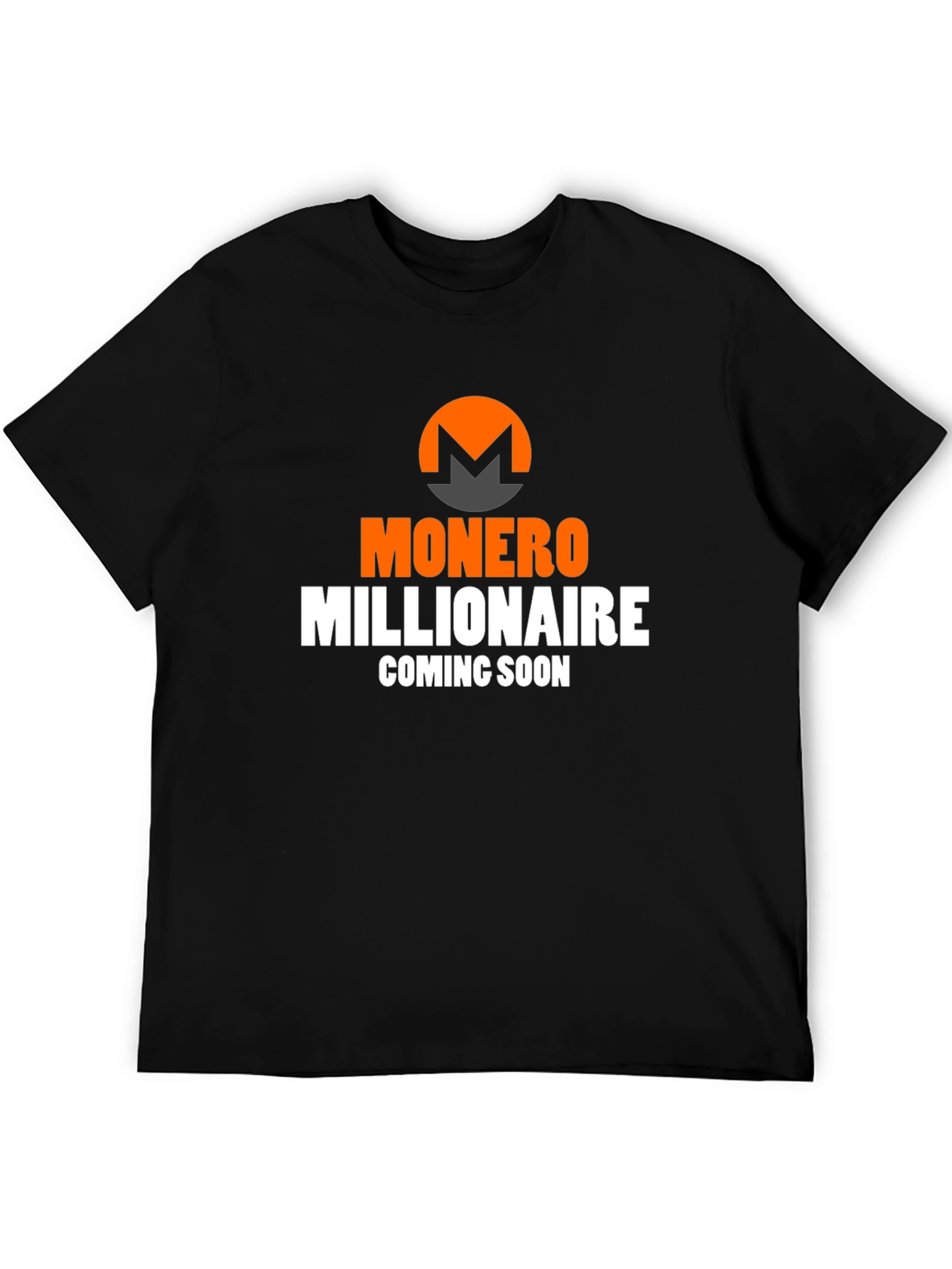 Monero Millionaire Coming Soon Black T-Shirt