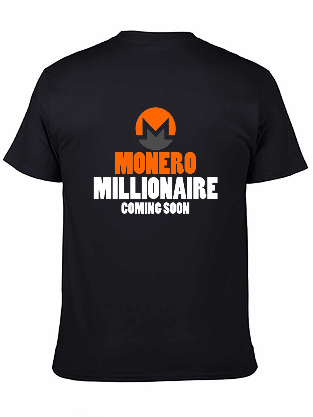 Monero Millionaire Coming Soon Black T-Shirt