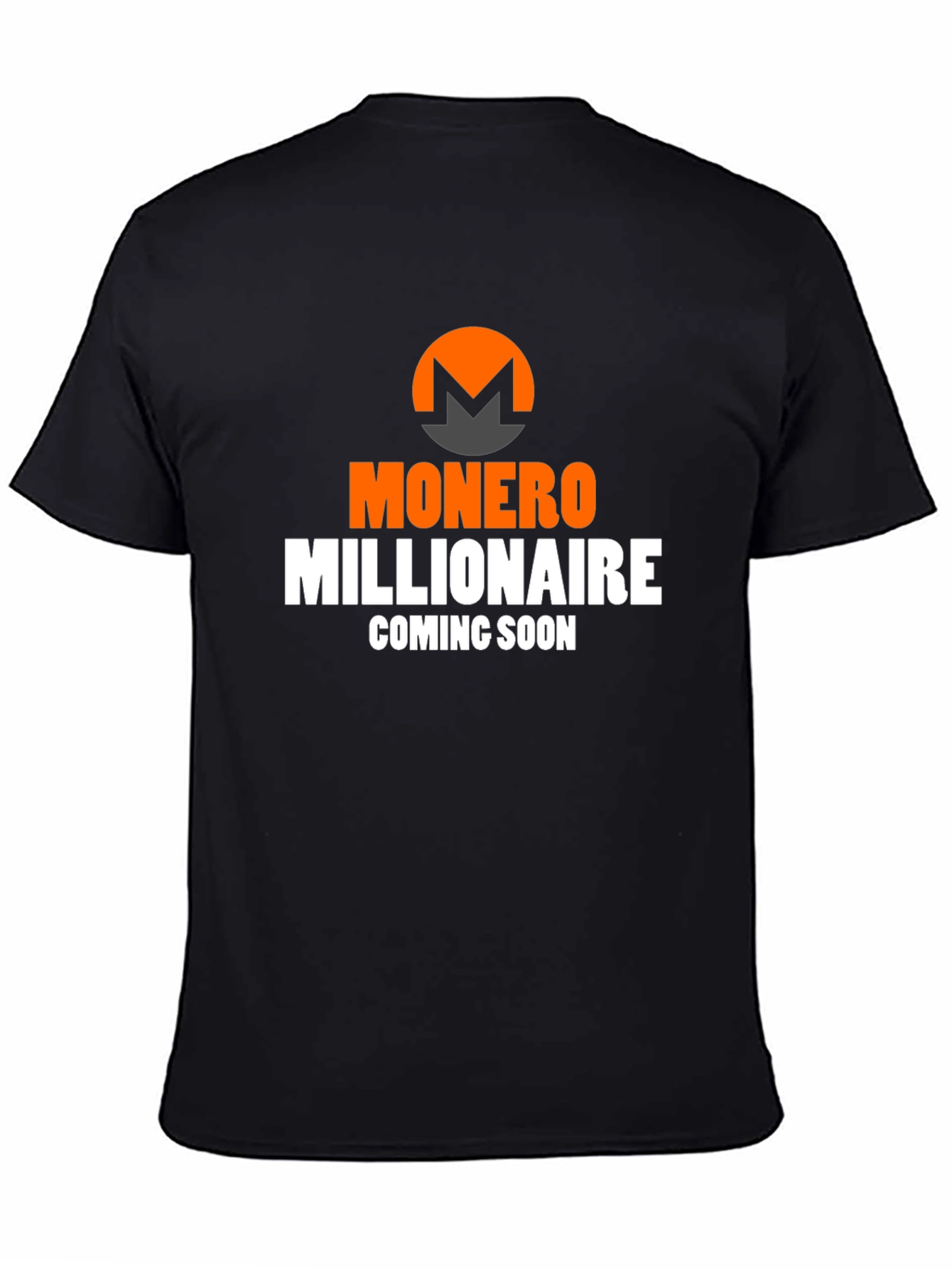 Monero Millionaire Coming Soon Black T-Shirt