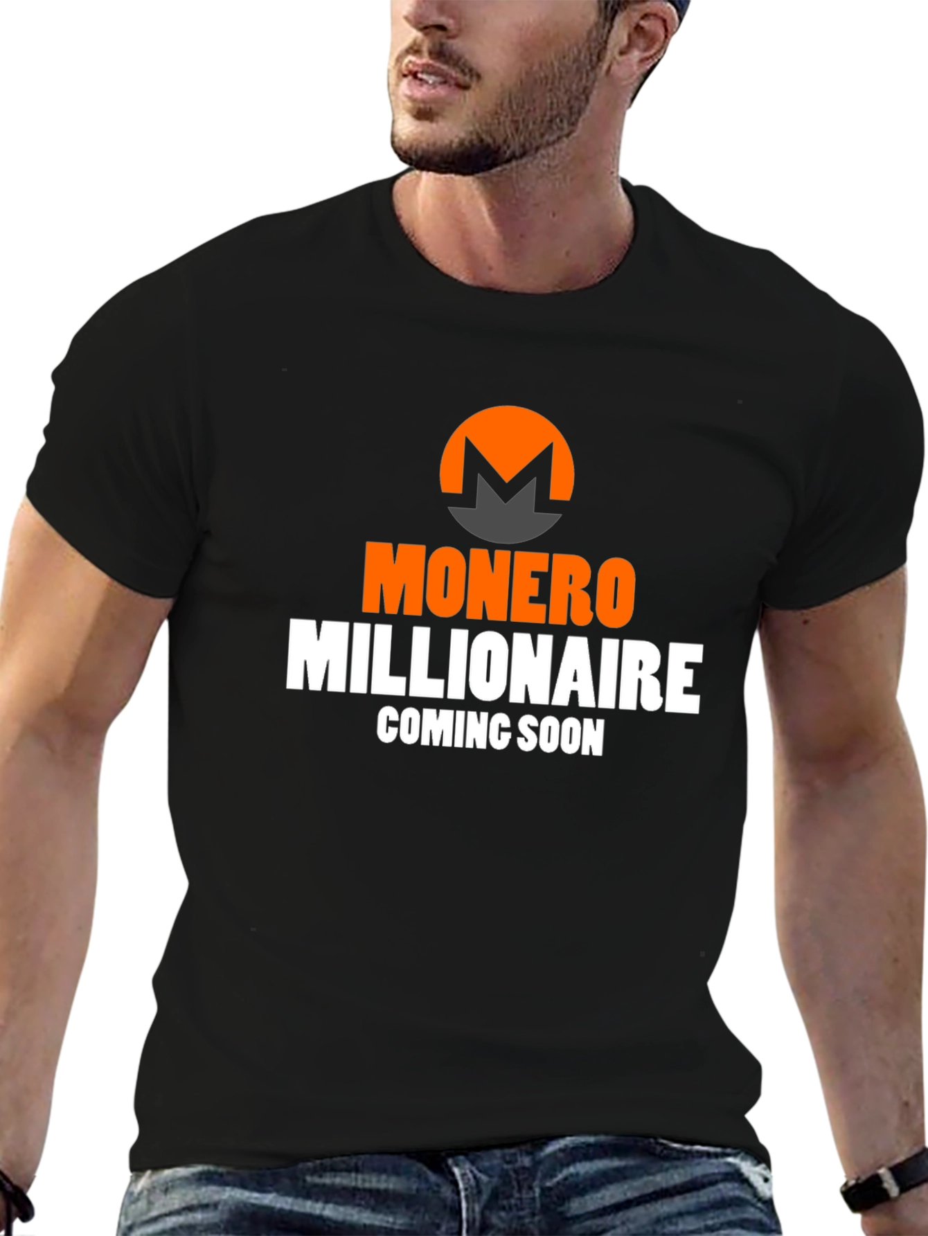 Monero Millionaire Coming Soon Black T-Shirt