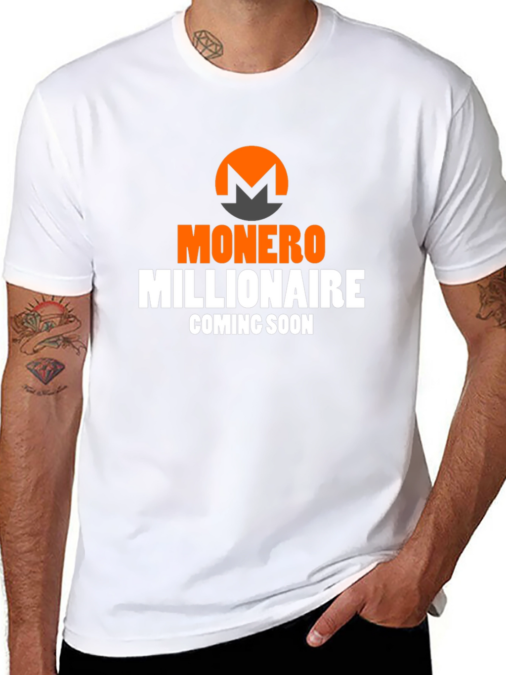Monero Millionaire Coming Soon Black T-Shirt