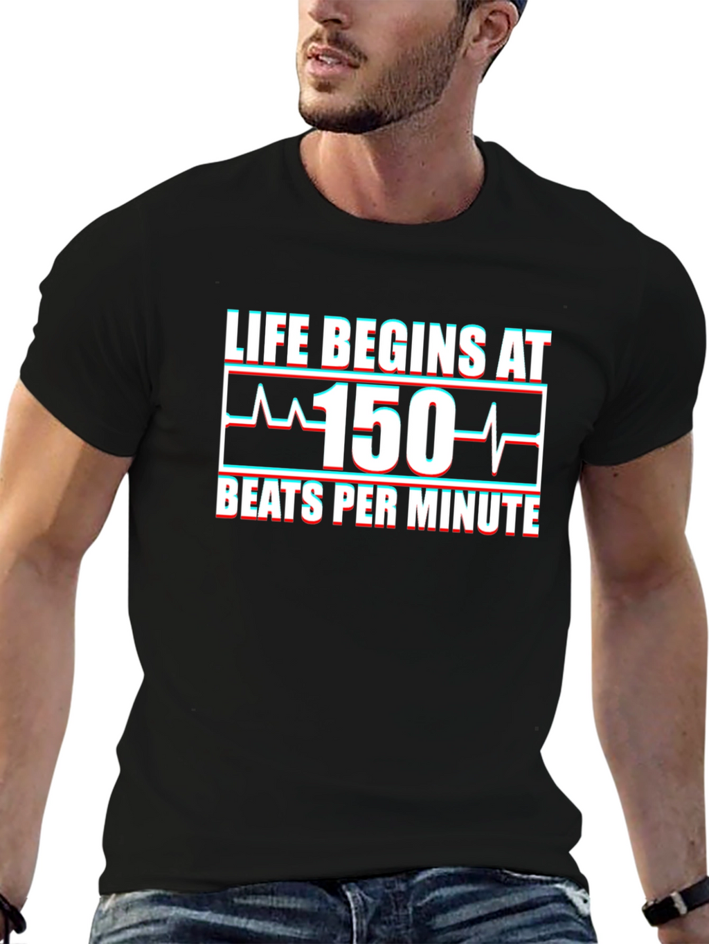 Life Begins at 150 BPM T-Shirt