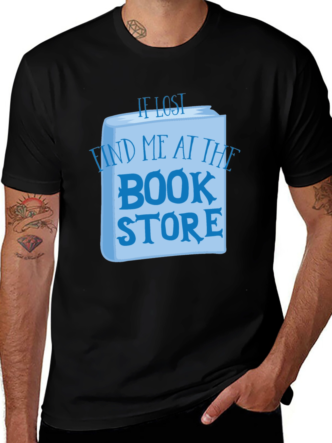 Book Lovers T-Shirt: If Lost Find Me at the Bookstore