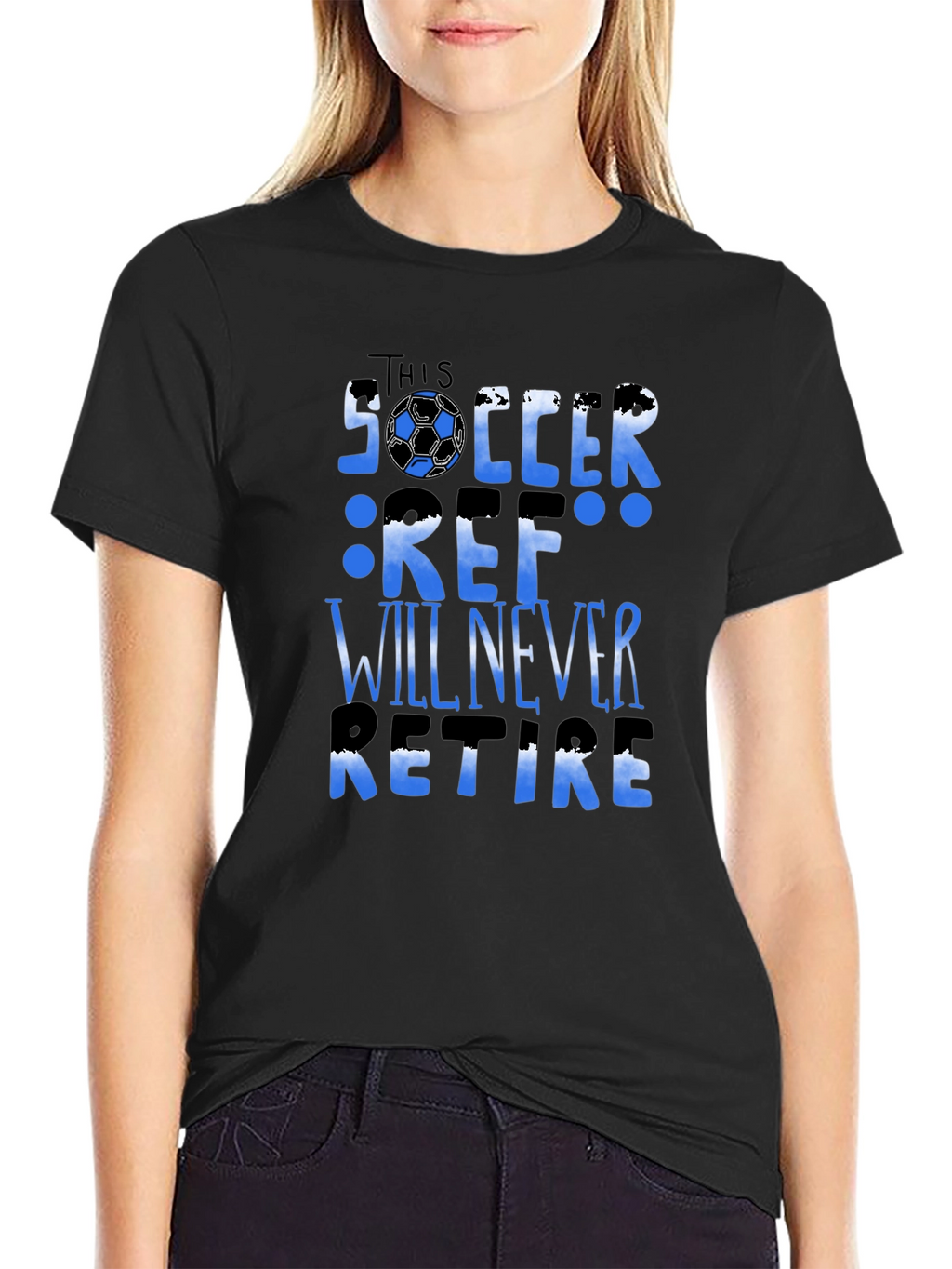 Soccer Ref T-Shirt - Will Never Retire