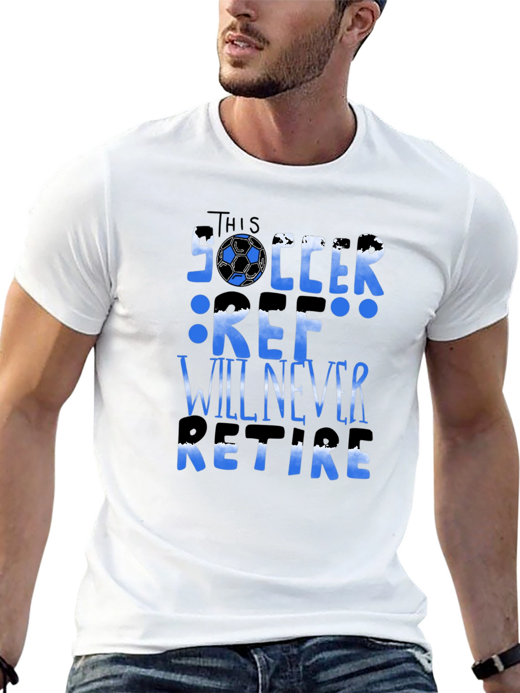 Soccer Ref T-Shirt - Will Never Retire