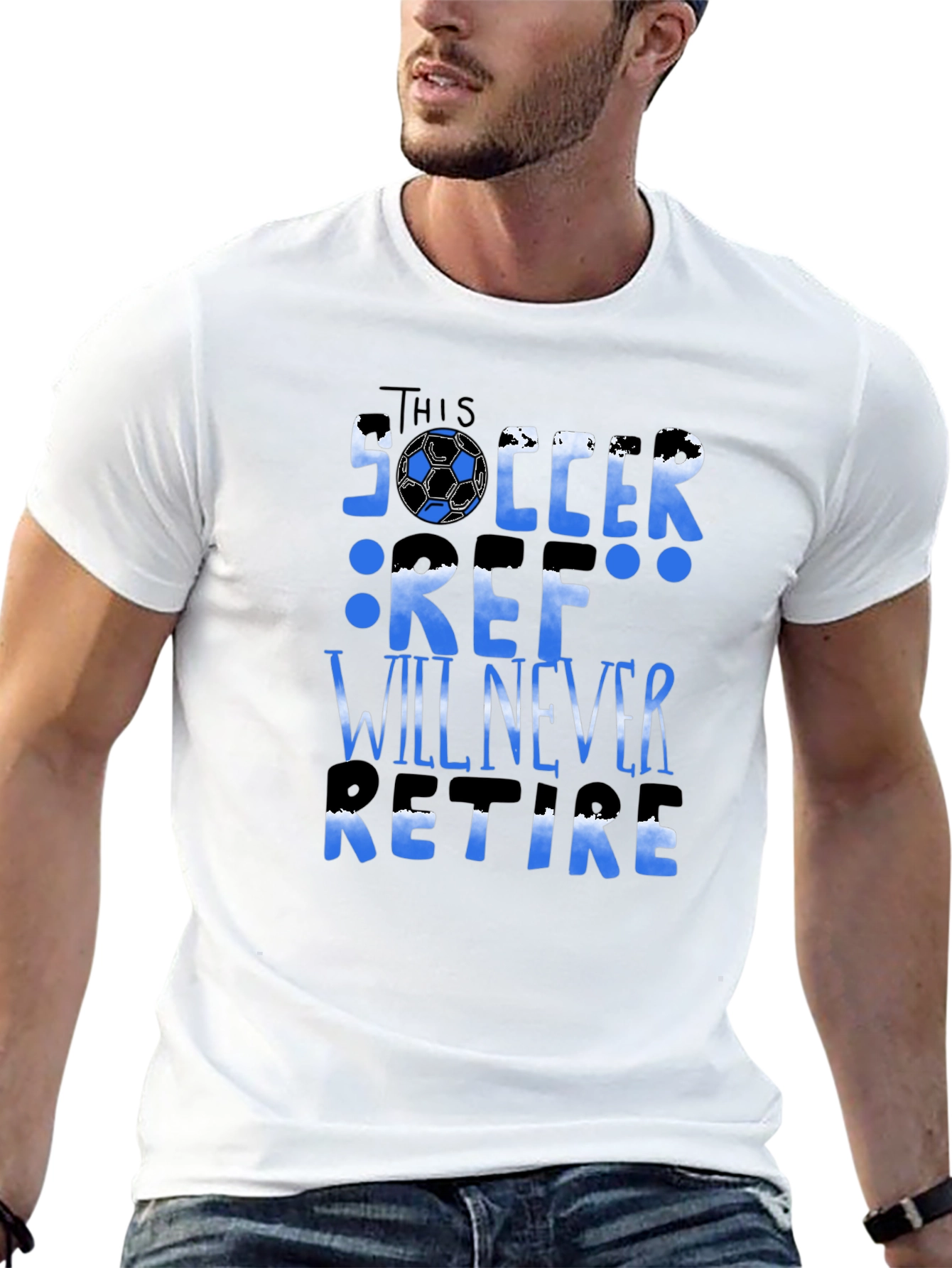 Soccer Ref T-Shirt - Will Never Retire