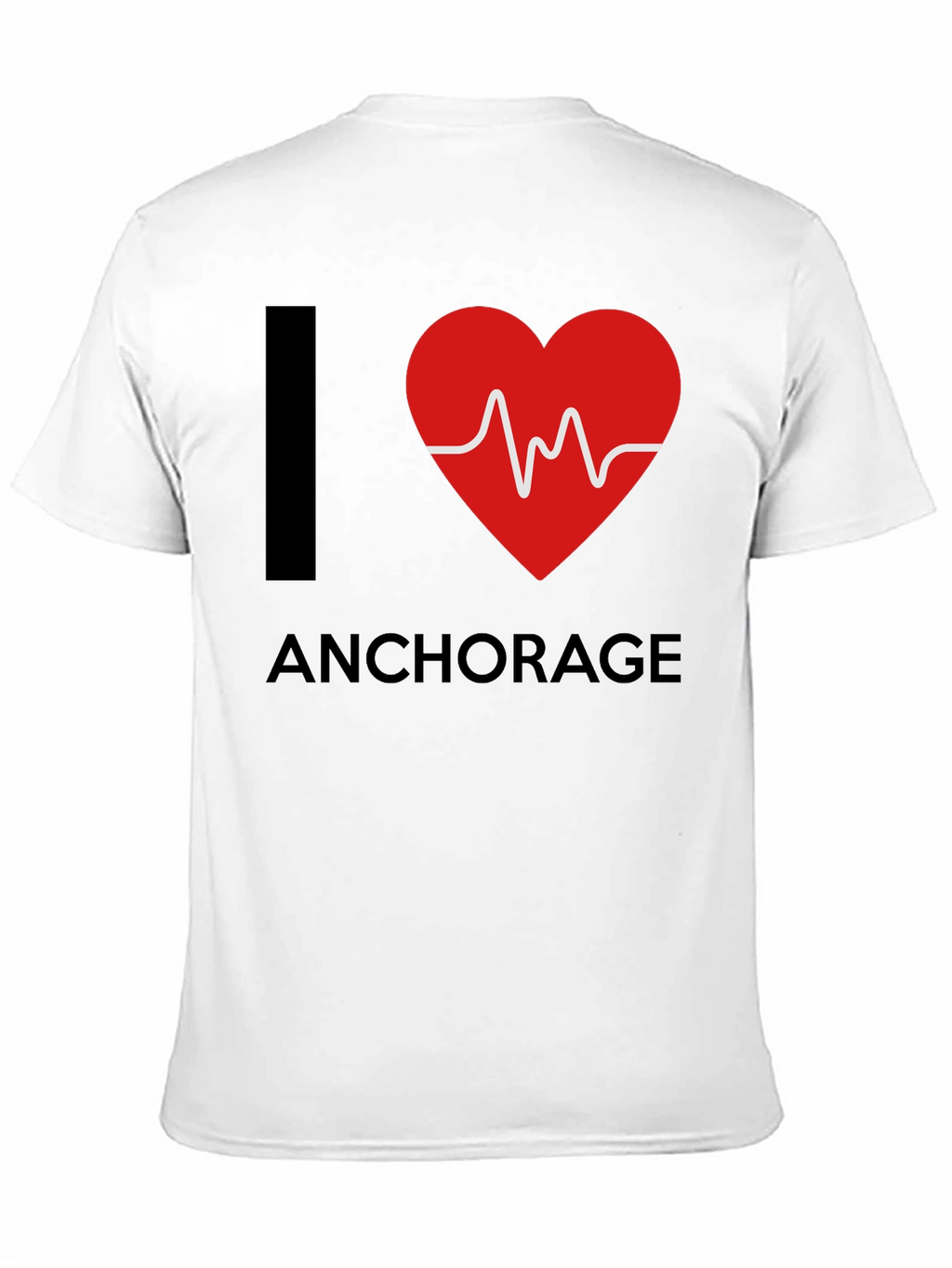 I Heart Anchorage T-Shirt - Black
